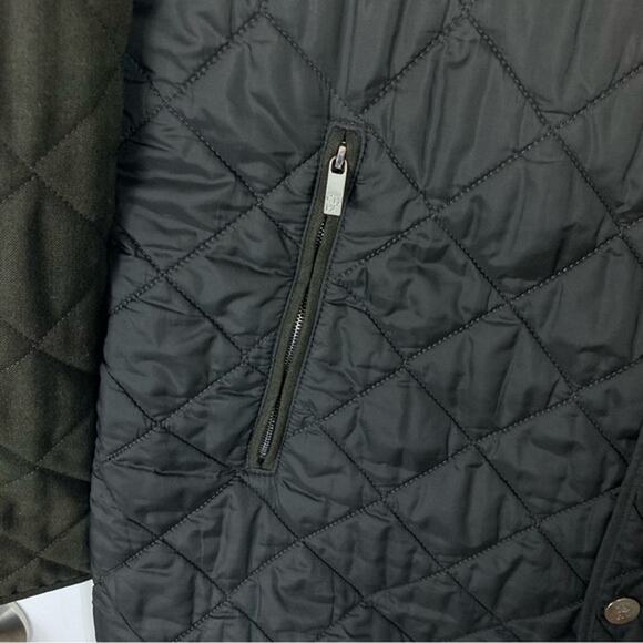 CAROLINA HERRERA Peacoat Men Large Wool Blend Pearl Snap Full Zip - Picture 9 of 14